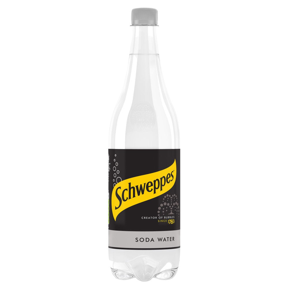 SCHWEPPES SODA WATER 1L (12 PACK)